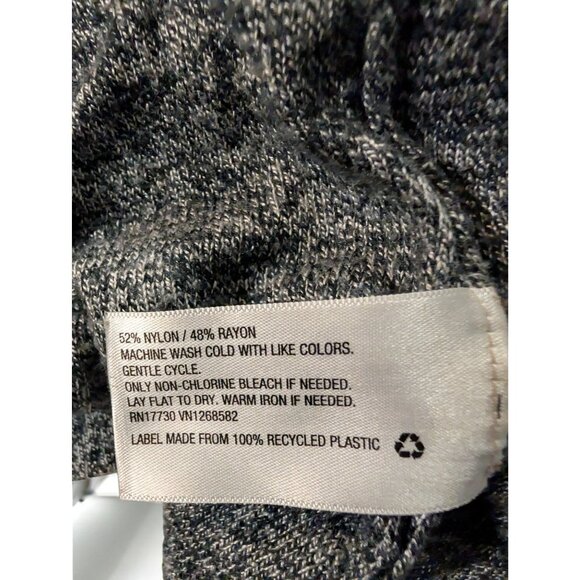 Pure Energy Womens 3X Open Front Heather Gray Cardigan Sweater Lightweight Cover - Picture 4 of 9